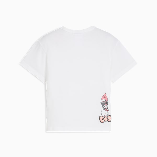 PUMA x HELLO KITTY® AND FRIENDS Little Kids' Relaxed Graphic Tee, PUMA White, extralarge