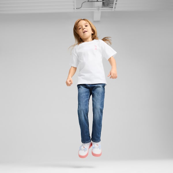 PUMA x HELLO KITTY® AND FRIENDS Little Kids' Relaxed Graphic Tee, PUMA White, extralarge