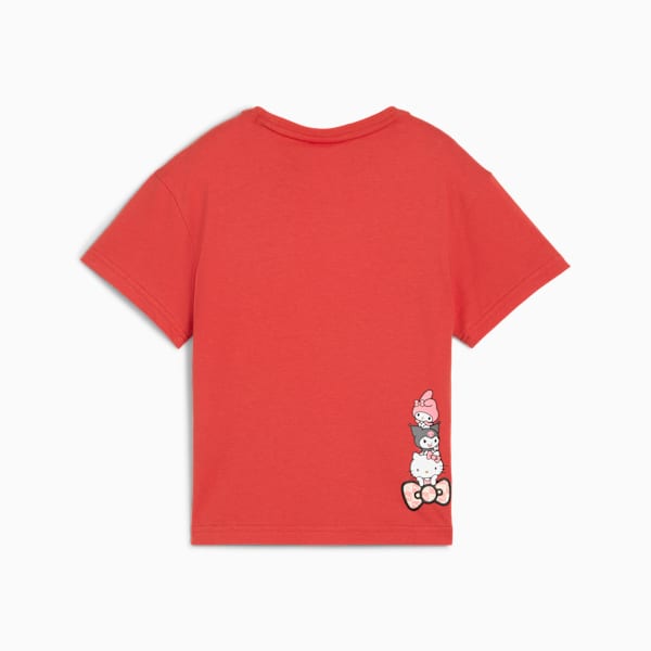 PUMA x HELLO KITTY AND FRIENDS Graphic Kid's Relaxed Fit Tee, Red Fire, extralarge-IND