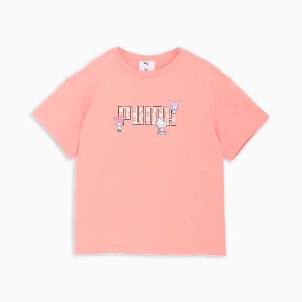 ガールズ PUMA x ハローキティ アンド フレンズ リラックス グラフィック 半袖 Tシャツ 98-122cm, Pink Fruit, extralarge-JPN