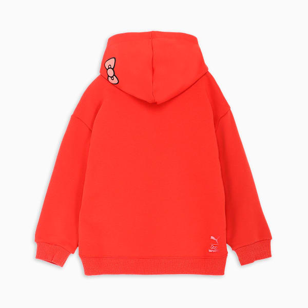 ガールズ PUMA x ハローキティ アンド フレンズ リラックス フーディ スウェット 98-122cm, Red Fire, extralarge-JPN
