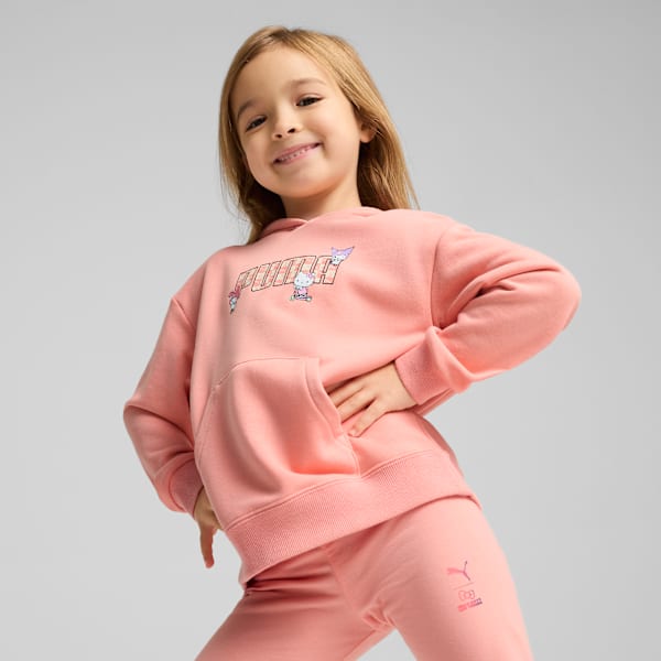 PUMA x HELLO KITTY® AND FRIENDS Little Kids' Relaxed Hoodie, Pink Fruit, extralarge