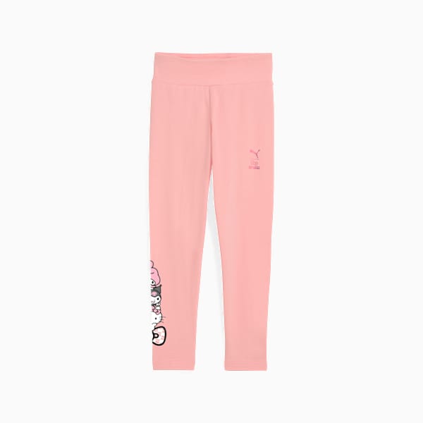 PUMA x HELLO KITTY AND FRIENDS Kid's High-Waist Leggings, Pink Fruit, extralarge-IND
