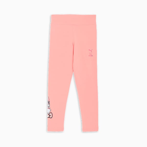 ガールズ PUMA x ハローキティ アンド フレンズ ハイウエスト レギンス 98-122cm, Pink Fruit, extralarge-JPN