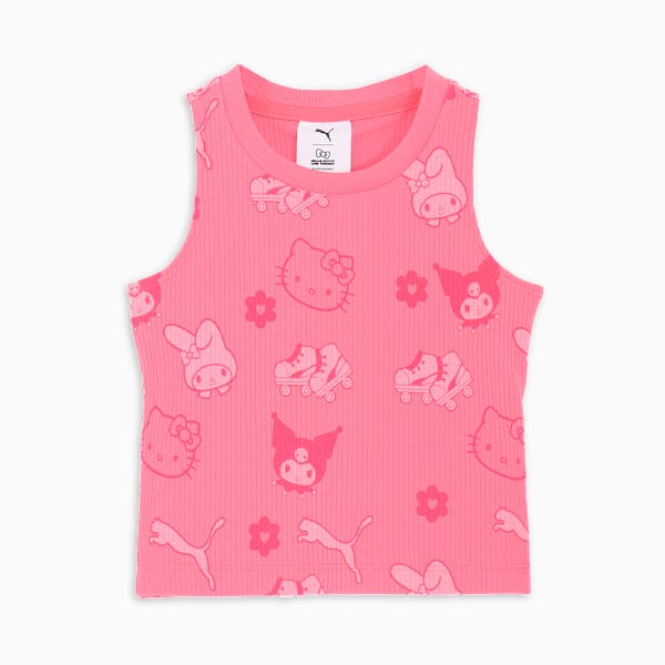 ガールズ PUMA x ハローキティ アンド フレンズ リブ タンクトップ 98-122cm, Magic Rose, extralarge-JPN