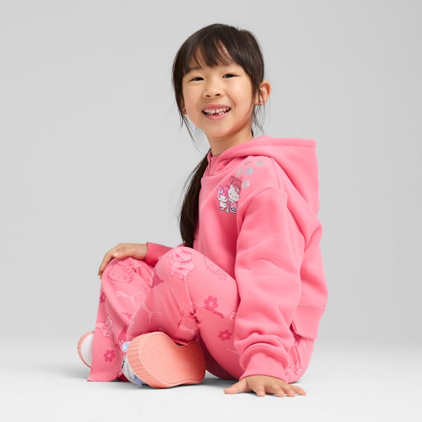 Sudadera holgada PUMA x HELLO KITTY para niñas, Magic Rose, extralarge