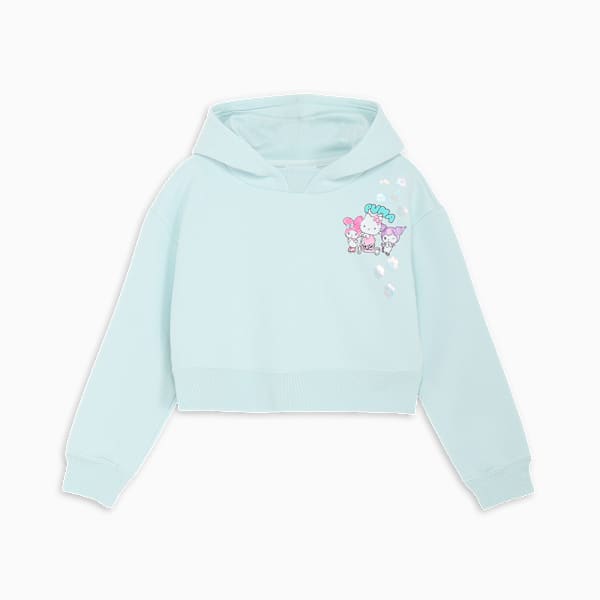 ガールズ PUMA x ハローキティ アンド フレンズ リラックス グラフィック フーディ 98-122cm, Peaceful Blue, extralarge-JPN