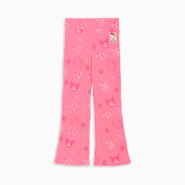 ガールズ PUMA x ハローキティ アンド フレンズ リブ フレア レギンス 98-122cm, Magic Rose, extralarge-JPN