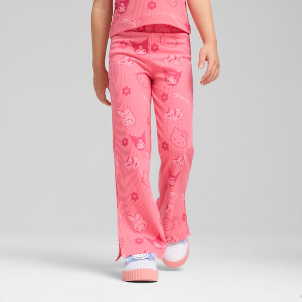 Leggings acampanados PUMA x HELLO KITTY para niñas, Magic Rose, extralarge