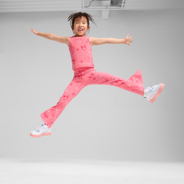 Leggings acampanados PUMA x HELLO KITTY para niñas, Magic Rose, extralarge