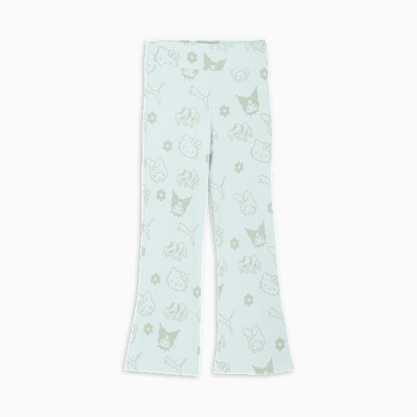 ガールズ PUMA x ハローキティ アンド フレンズ リブ フレア レギンス 98-122cm, Peaceful Blue, extralarge-JPN