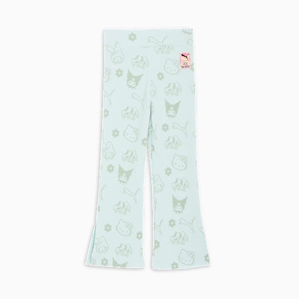 ガールズ PUMA x ハローキティ アンド フレンズ リブ フレア レギンス 98-122cm, Peaceful Blue, extralarge-JPN