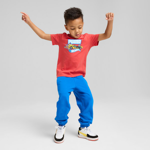 PUMA x HOT WHEELS Kid's Graphic Tee, Red Fire, extralarge-IND