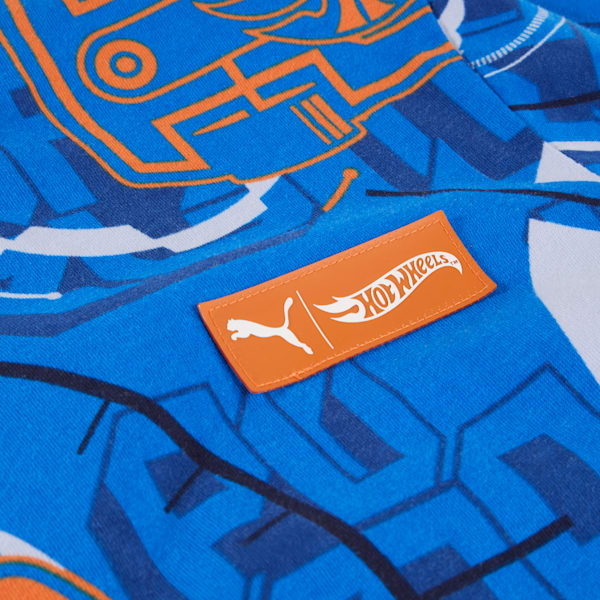 PUMA x HOT WHEELS™ Little Kids' Relaxed Tee, PUMA Team Royal, extralarge