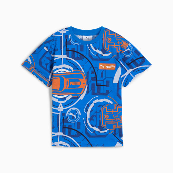 PUMA x HOT WHEELS™ Little Kids' Relaxed Tee, PUMA Team Royal, extralarge