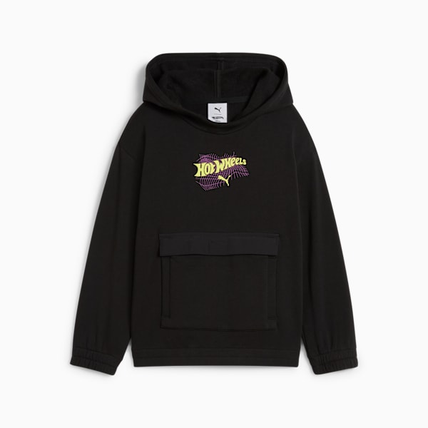 Sudadera holgado PUMA x HOT WHEELS™ para niños, PUMA Black, extralarge