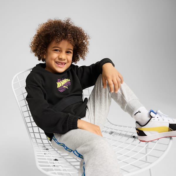 Sudadera holgado PUMA x HOT WHEELS™ para niños, PUMA Black, extralarge