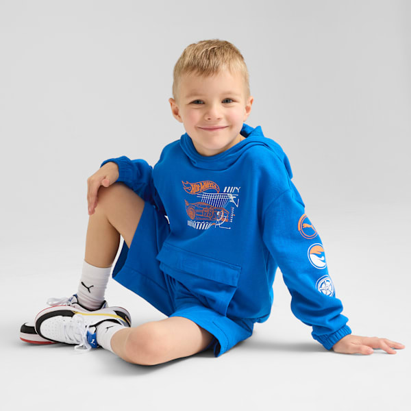 Sudadera holgado PUMA x HOT WHEELS™ para niños, PUMA Team Royal, extralarge