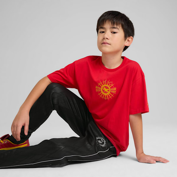 PUMA x HARRY POTTER Big Kids' Relaxed Graphic Tee, For All Time Red, extralarge