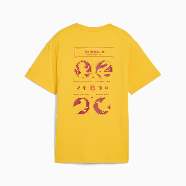 PUMA x HARRY POTTER Big Kids' Relaxed Graphic Tee, Yellow Sizzle, extralarge