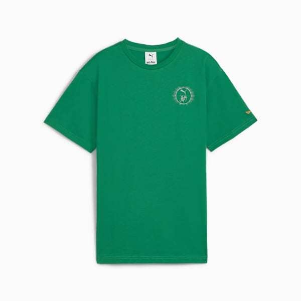 PUMA x HARRY POTTER Big Kids' Relaxed Graphic Tee, Archive Green, extralarge