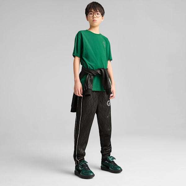 PUMA x HARRY POTTER Big Kids' Relaxed Graphic Tee, Archive Green, extralarge