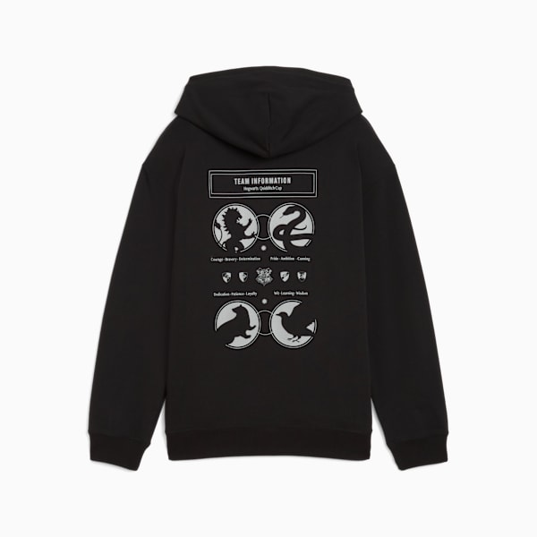 PUMA x HARRY POTTER Big Kids' Relaxed Graphic Hoodie, PUMA Black, extralarge