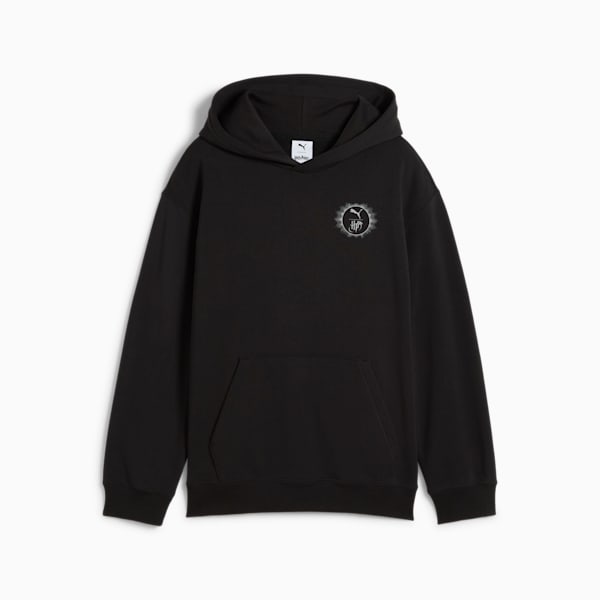 PUMA x HARRY POTTER Big Kids' Relaxed Graphic Hoodie, PUMA Black, extralarge