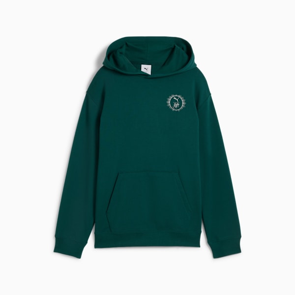 PUMA x HARRY POTTER Big Kids' Relaxed Graphic Hoodie, Dark Myrtle, extralarge