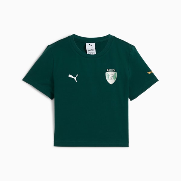 PUMA x HARRY POTTER Big Kids' Baby Tee, Dark Myrtle, extralarge
