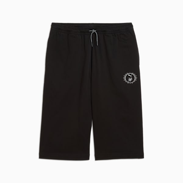 PUMA x HARRY POTTER Youth Woven Relaxed Fit Jorts, PUMA Black, extralarge-IND