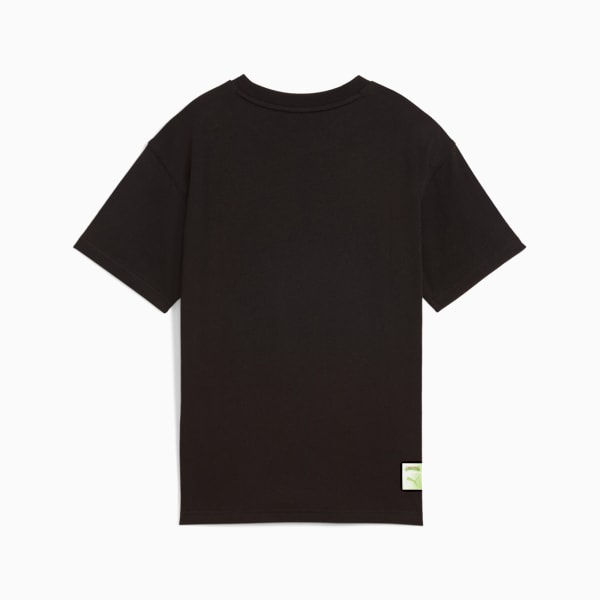 PUMA HOOPS x TMNT Big Kids' Relaxed Graphic Tee, PUMA Black, extralarge