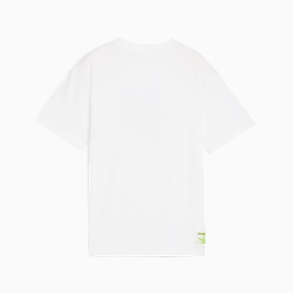 PUMA HOOPS x TMNT Big Kids' Relaxed Graphic Tee, PUMA White, extralarge