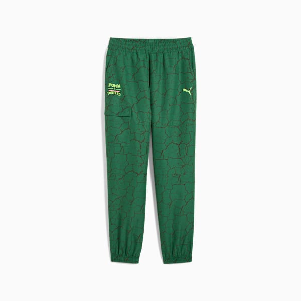Pants cargo PUMA HOOPS x TORTUGAS NINJA para adolescentes, Vine, extralarge