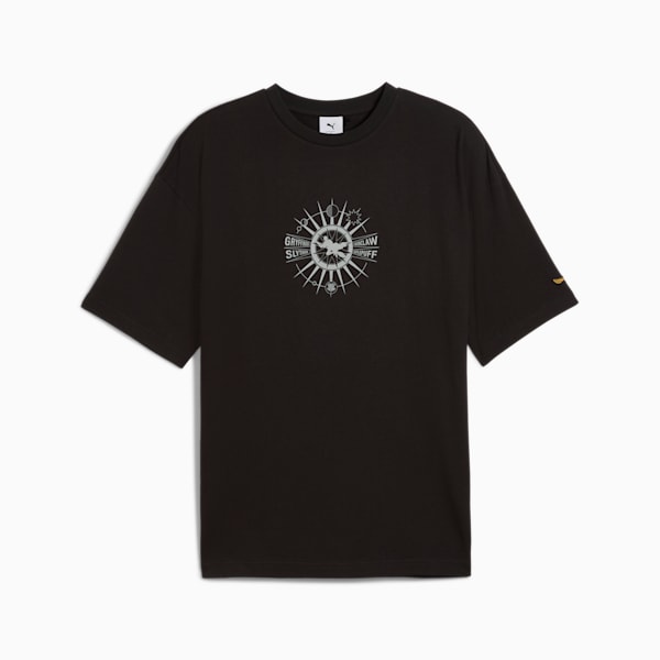 Playera oversize estampada PUMA X HARRY POTTER™, PUMA Black, extralarge