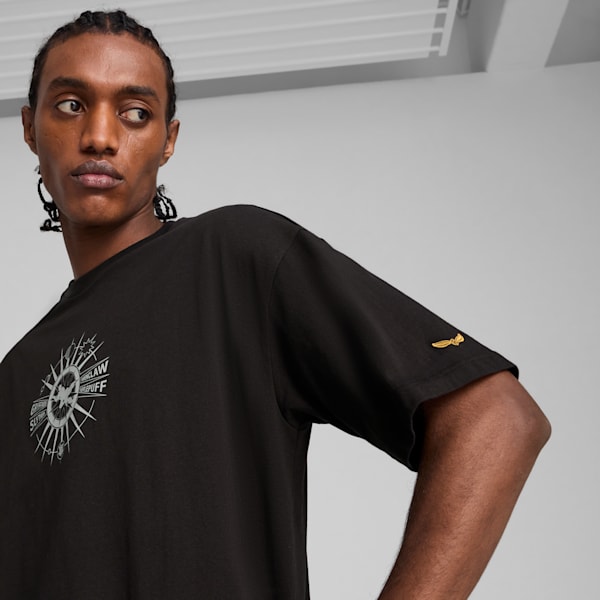 Playera oversize estampada PUMA X HARRY POTTER™, PUMA Black, extralarge