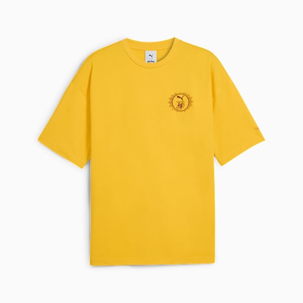 PUMA x HARRY POTTER Men's Oversized Graphic Tee, Yellow Sizzle, extralarge