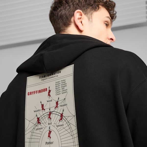 PUMA x HARRY POTTER Relaxed Fit Graphic Training Hoodie, PUMA Black, extralarge-IND