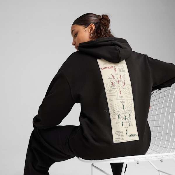 PUMA x HARRY POTTER Relaxed Fit Graphic Training Hoodie, PUMA Black, extralarge-IND