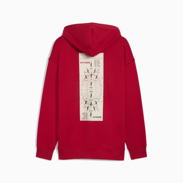 Chandail à capuchon décontracté PUMA x HARRY POTTER Homme, Dark Crimson, extralarge