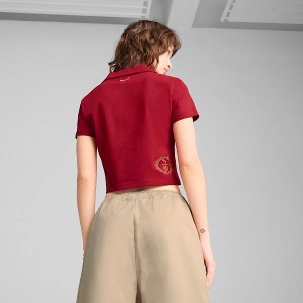 Playera polo PUMA x HARRY POTTER™ para mujer, Dark Crimson, extralarge