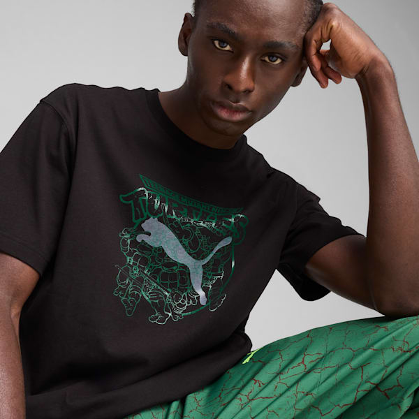 PUMA x TMNT Men's Relaxed Graphic Tee, PUMA Black, extralarge