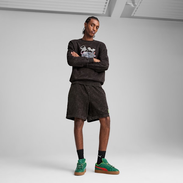 Sudadera PUMA x TORTUGAS NINJA para hombre, PUMA Black, extralarge