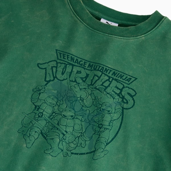 PUMA x TMNT Men's Relaxed Crew Sweatshirt, Vine, extralarge