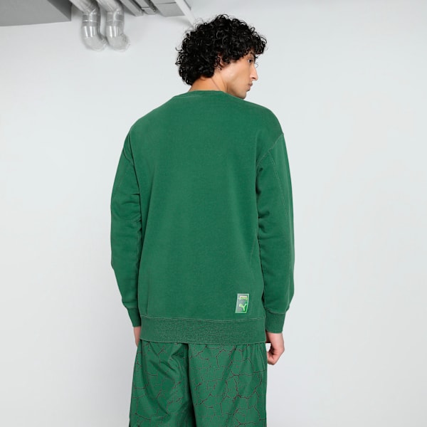 PUMA x TMNT Men's Graphic Crew Sweatshirt, Vine, extralarge-IND