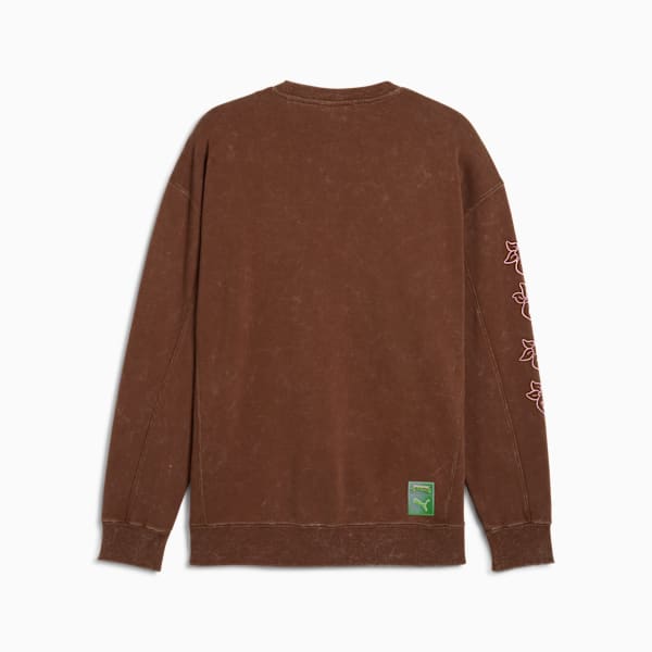 PUMA x TMNT Men's Relaxed Crew Sweatshirt, Chocotart, extralarge