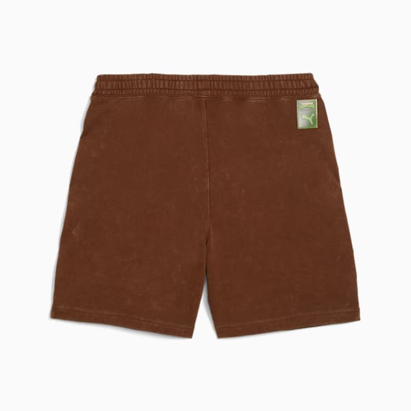 Shorts PUMA x TORTUGAS NINJA para hombre, Chocotart, extralarge