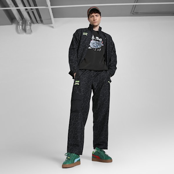PUMA x TMNT PUMATECH Men's Relaxed Track Jacket, PUMA Black, extralarge-IND