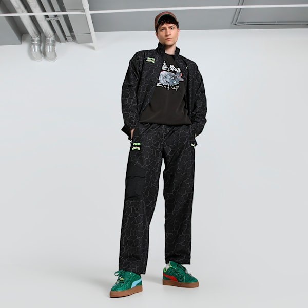 PUMA x TMNT PUMATECH Men's Relaxed Cargo Pants, PUMA Black, extralarge-IND