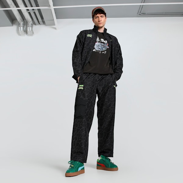 PUMA x TMNT PUMATECH Men's Relaxed Cargo Pants, PUMA Black, extralarge